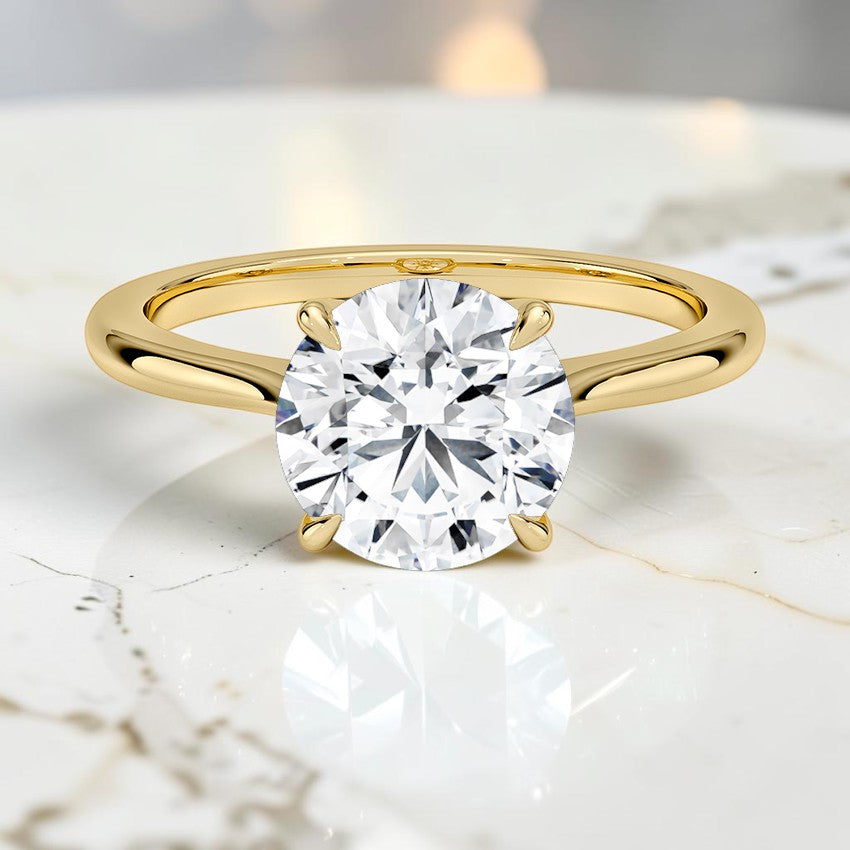 Colette Solitaire Ring in 14K Yellow Gold