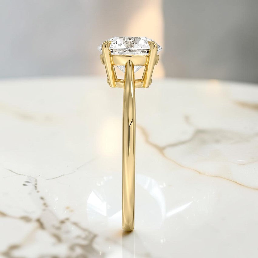 Colette Solitaire Ring in 14K Yellow Gold