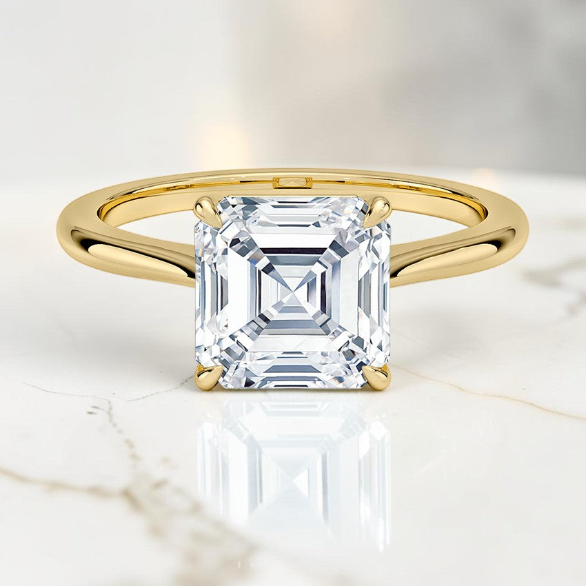Colette Solitaire Ring in 14K Yellow Gold