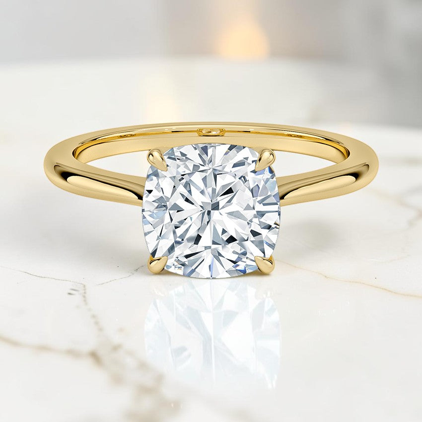 Colette Solitaire Ring in 14K Yellow Gold
