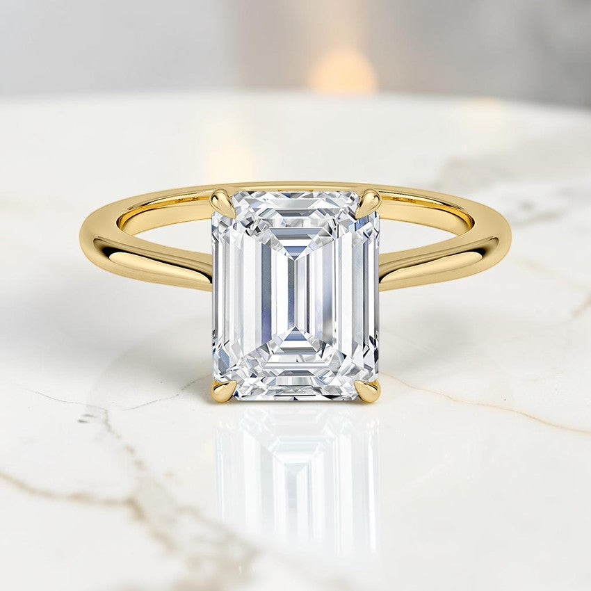 Colette Solitaire Ring in 14K Yellow Gold