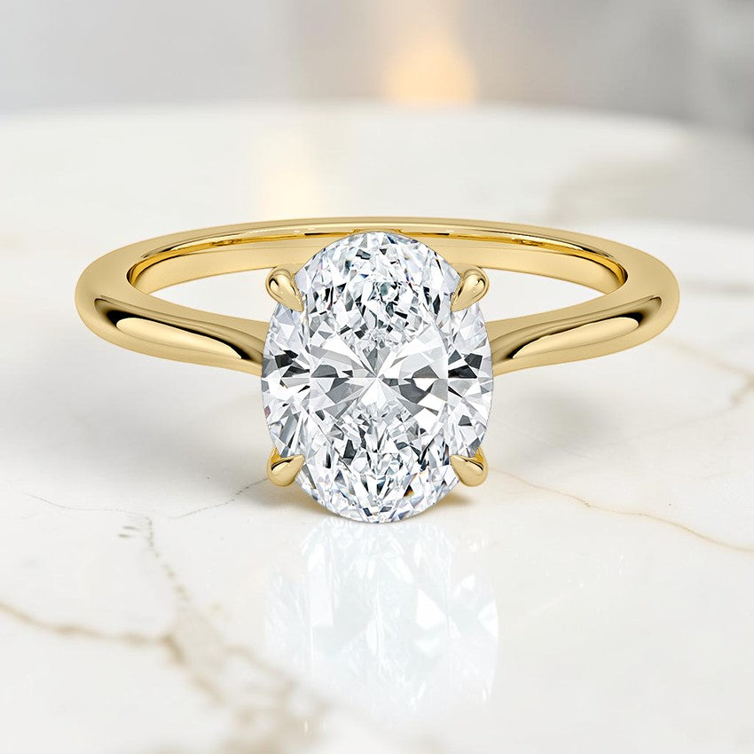 Colette Solitaire Ring in 14K Yellow Gold