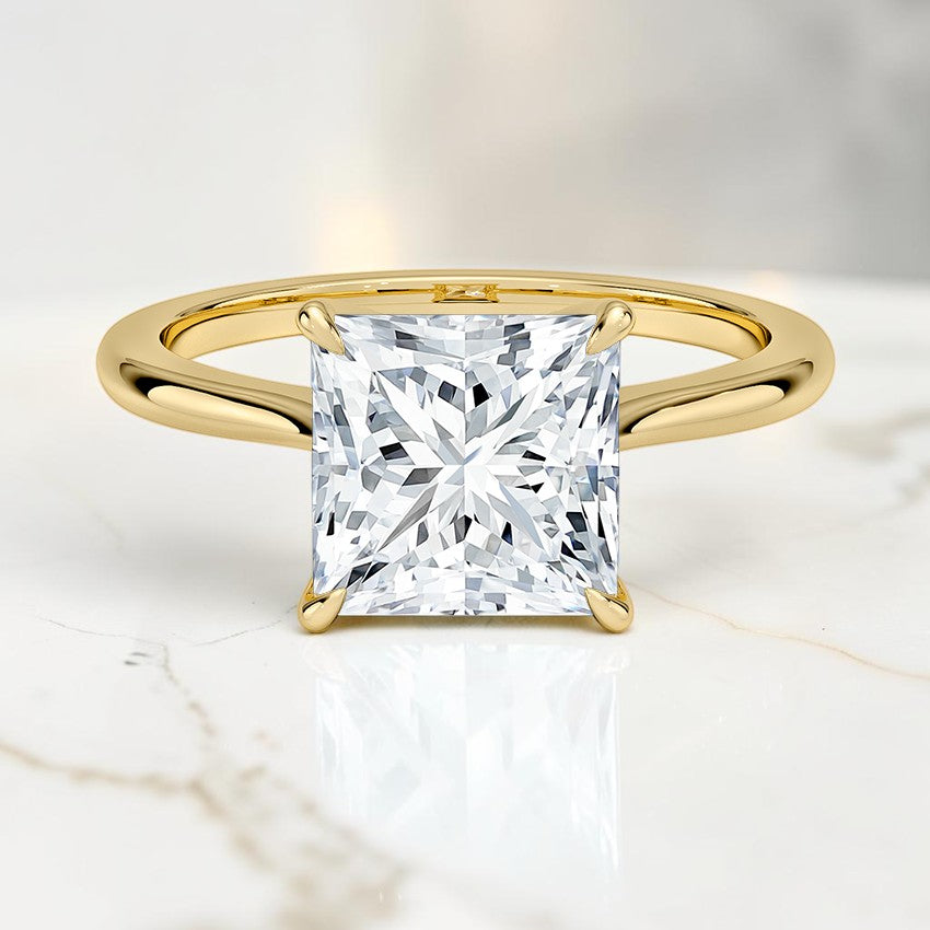 Colette Solitaire Ring in 14K Yellow Gold