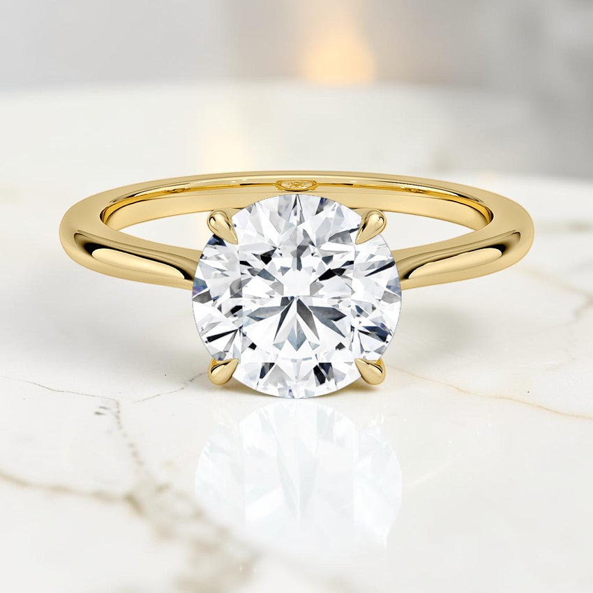 Colette Solitaire Ring in 14K Yellow Gold
