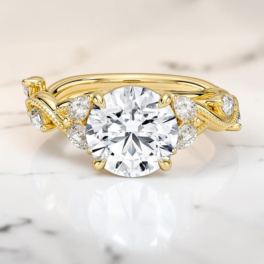 Vintage Hidden Eden Diamond Ring (3/8 ct. tw.) in 14K Yellow Gold