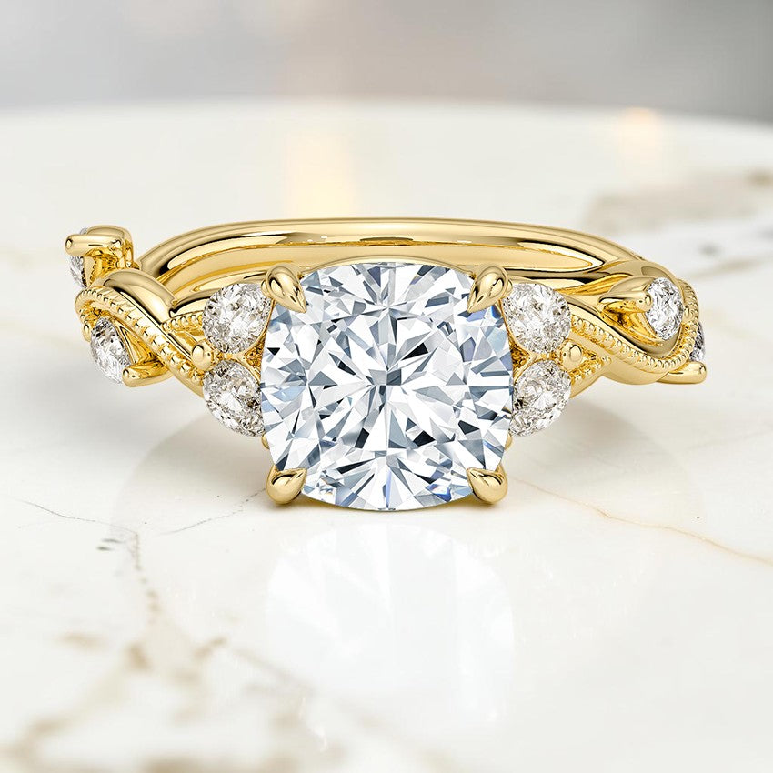 Vintage Hidden Eden Diamond Ring (3/8 ct. tw.) in 14K Yellow Gold