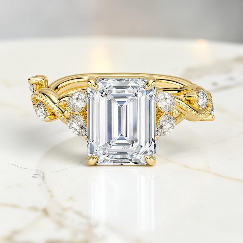 Vintage Hidden Eden Diamond Ring (3/8 ct. tw.) in 14K Yellow Gold