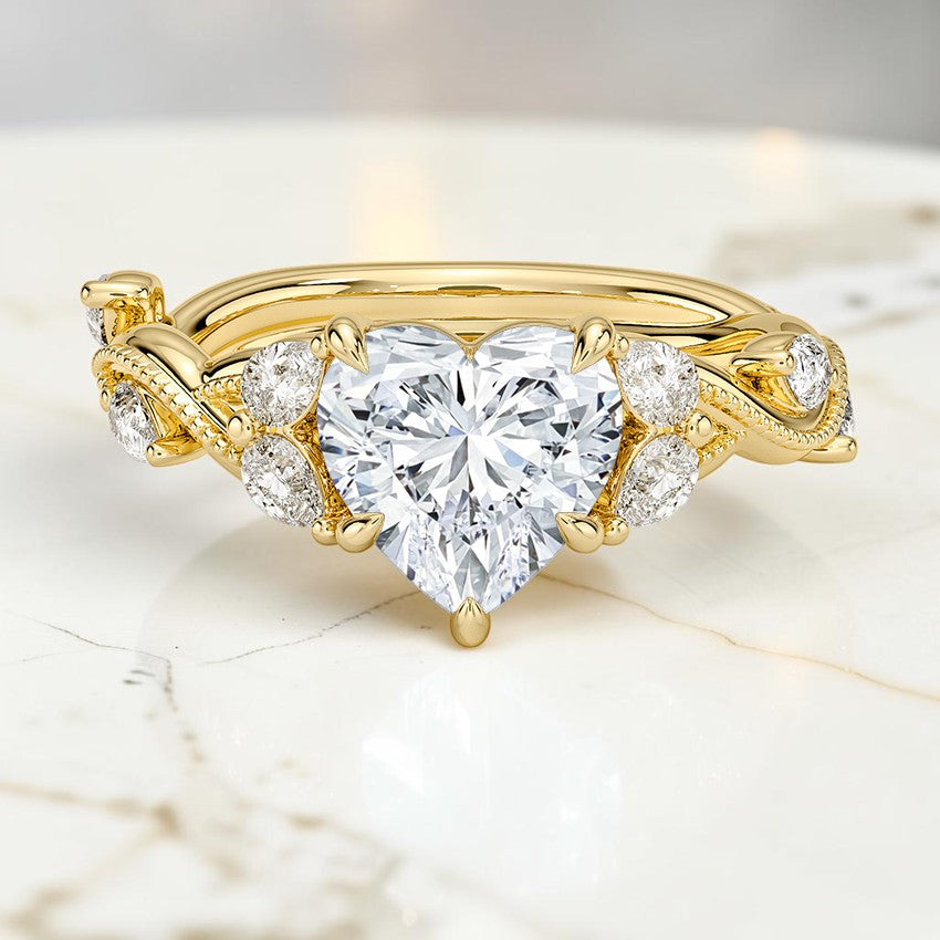 Vintage Hidden Eden Diamond Ring (3/8 ct. tw.) in 14K Yellow Gold