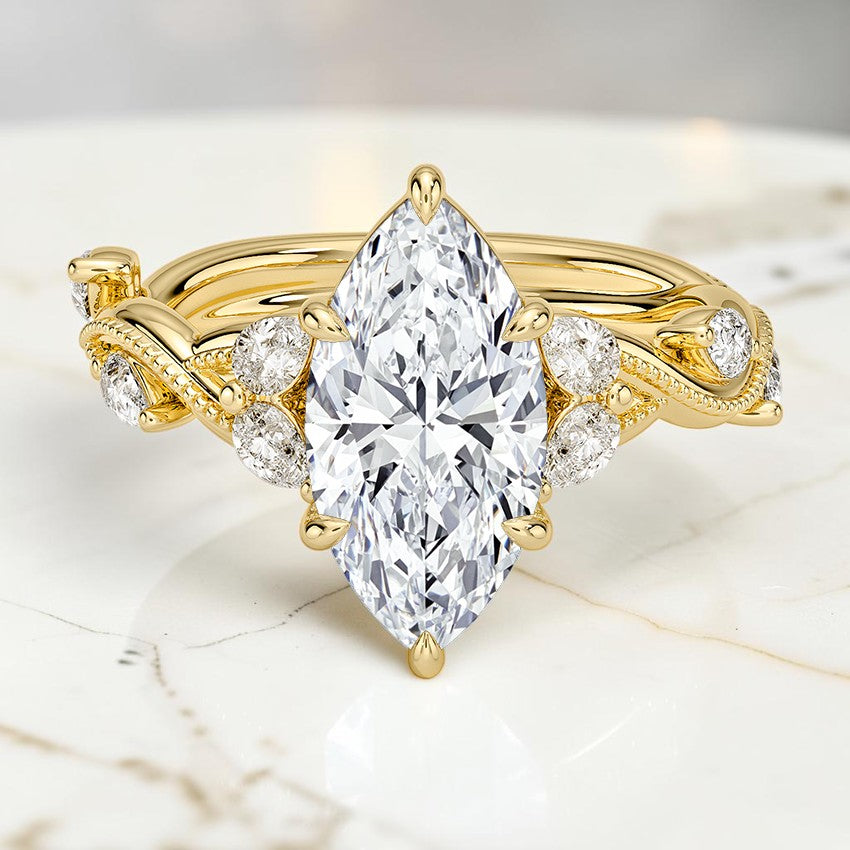 Vintage Hidden Eden Diamond Ring (3/8 ct. tw.) in 14K Yellow Gold
