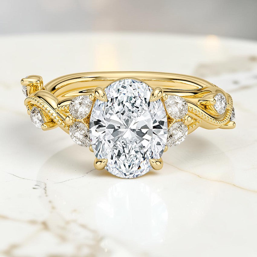 Vintage Hidden Eden Diamond Ring (3/8 ct. tw.) in 14K Yellow Gold