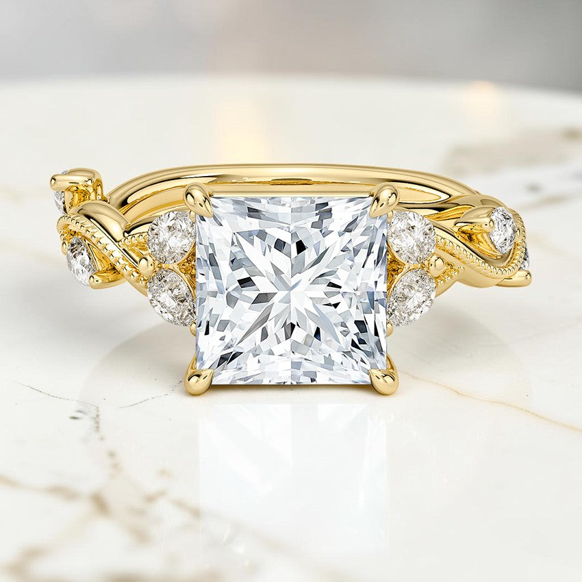 Vintage Hidden Eden Diamond Ring (3/8 ct. tw.) in 14K Yellow Gold