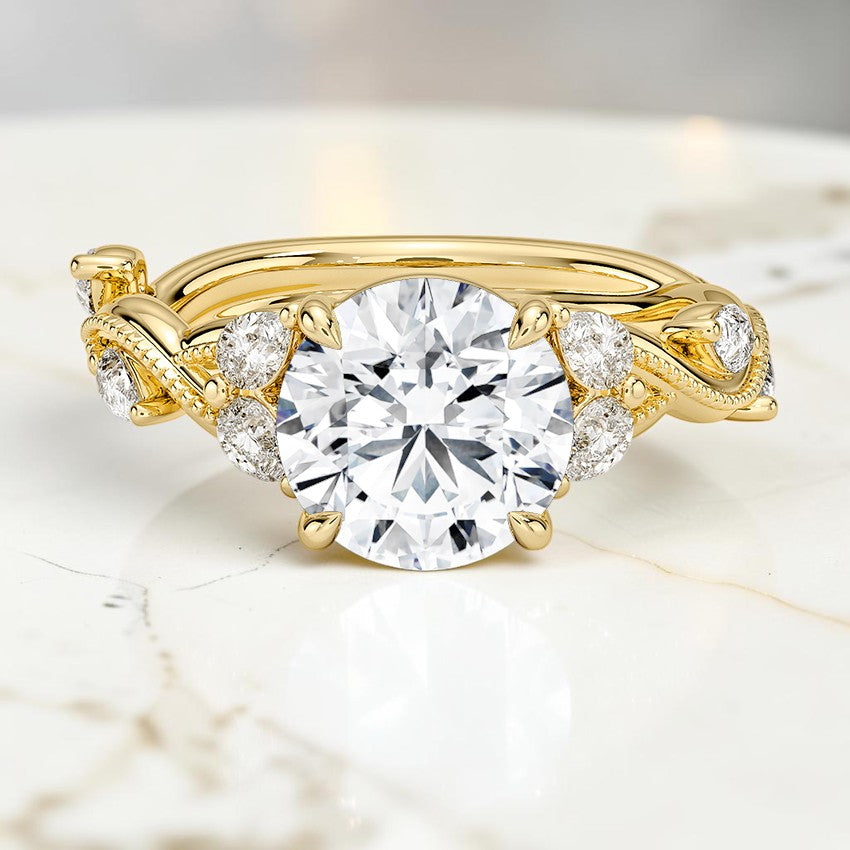 Vintage Hidden Eden Diamond Ring (3/8 ct. tw.) in 14K Yellow Gold