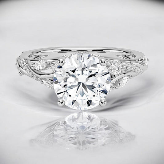 Vine Lab Grown Diamond Engagement Ring - A Twist on the Traditional