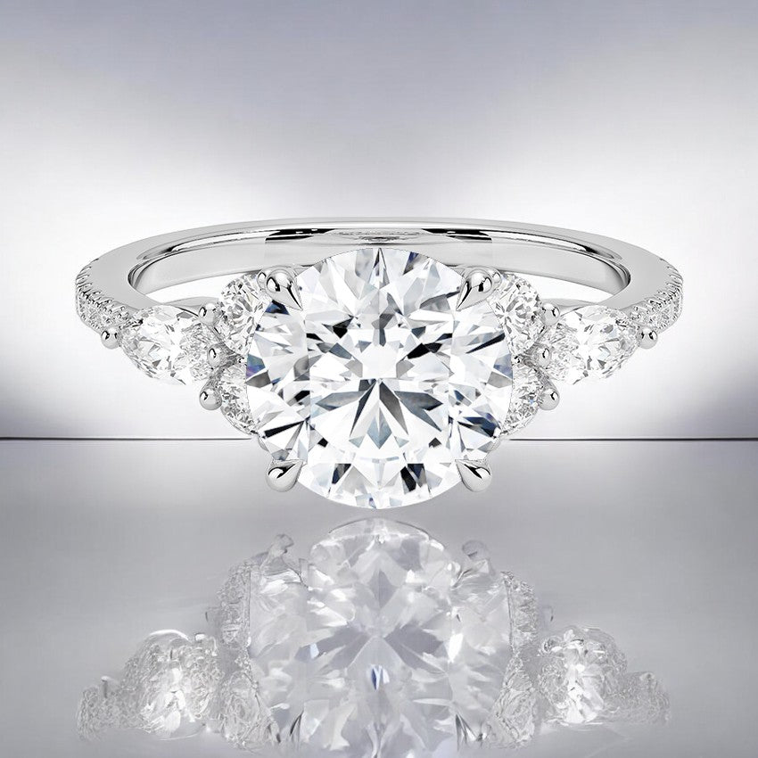 Lab Grown Diamond Engagement Ring - A Unique Blend of Style and Grace