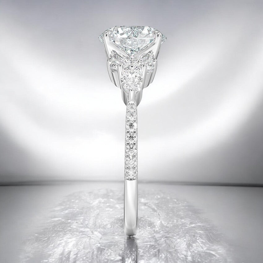 Lab Grown Diamond Engagement Ring - A Unique Blend of Style and Grace