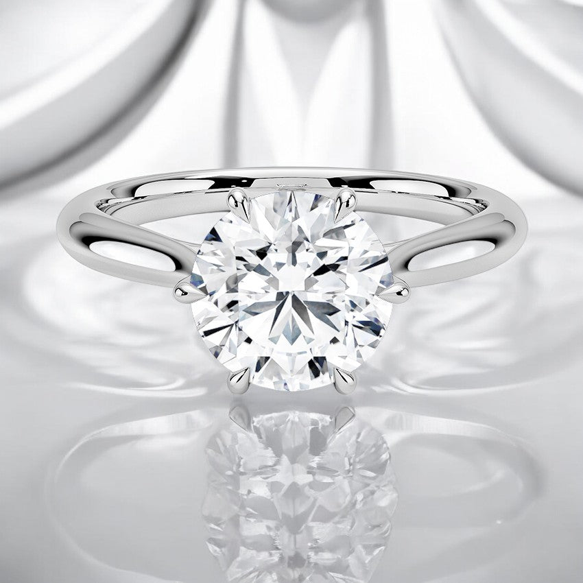 Solitaire Lab Grown Diamond Engagement Ring - Inspired by Nature, Designed for Love