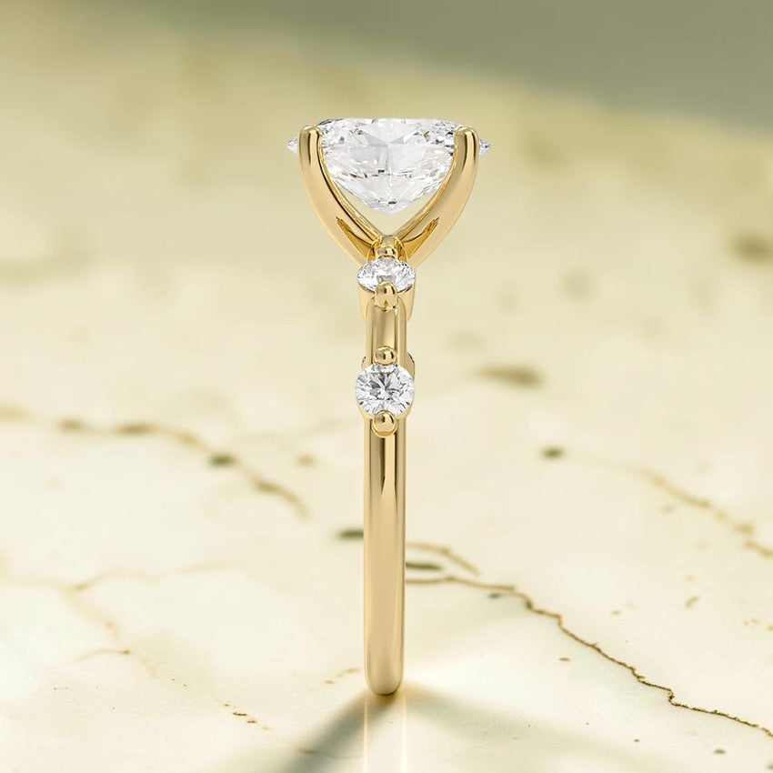 Amara 1.7mm Diamond Ring in 14K Yellow Gold