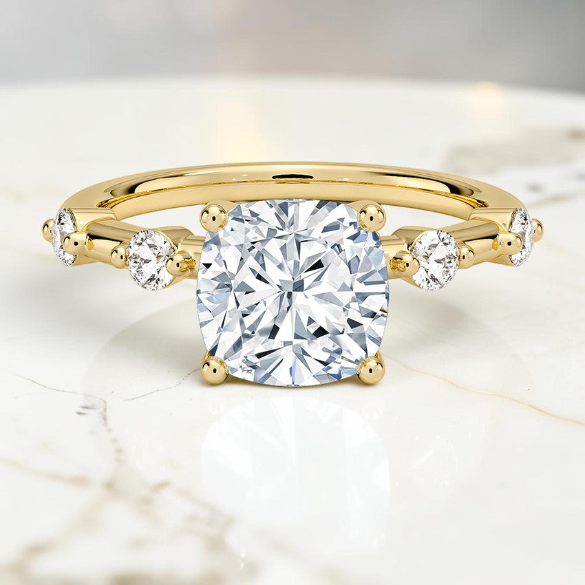 Amara 1.7mm Diamond Ring in 14K Yellow Gold