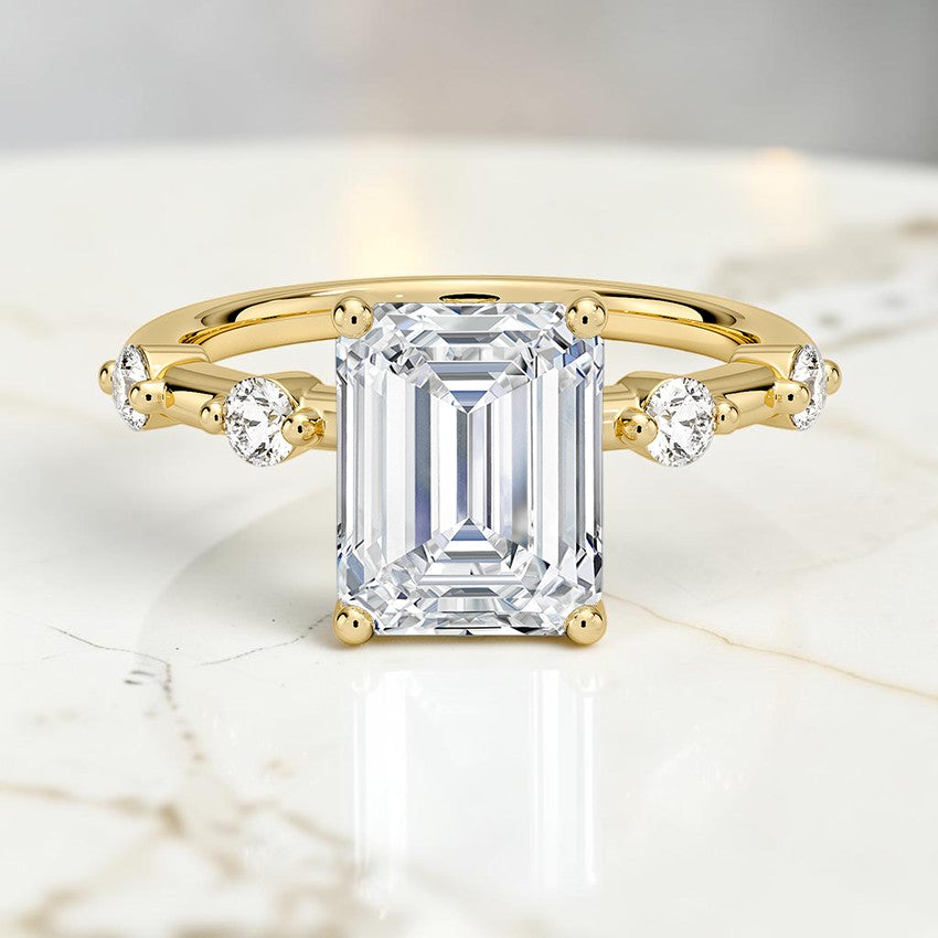 Amara 1.7mm Diamond Ring in 14K Yellow Gold