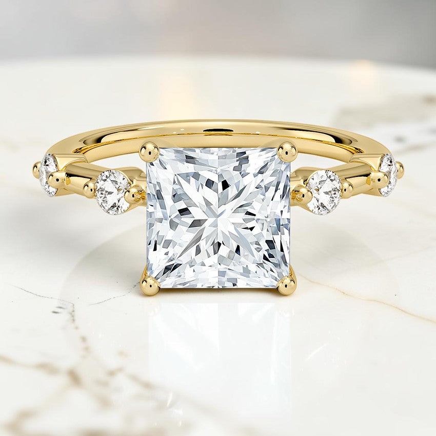 Amara 1.7mm Diamond Ring in 14K Yellow Gold