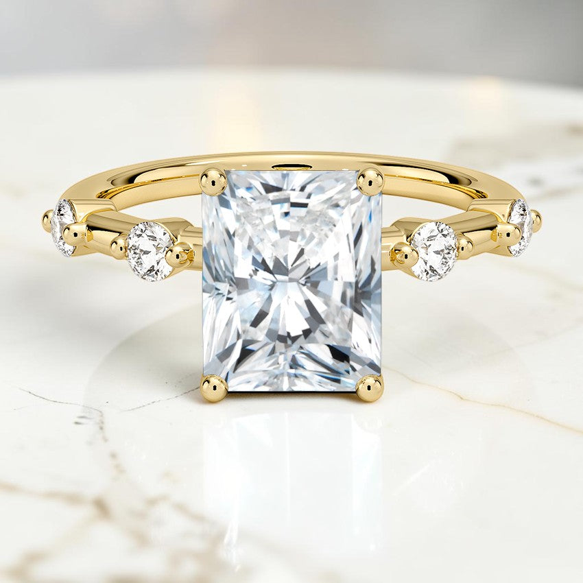 Amara 1.7mm Diamond Ring in 14K Yellow Gold