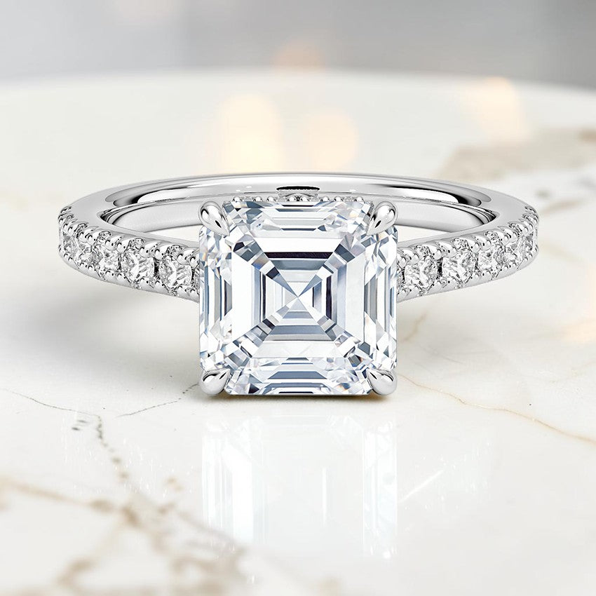 Grand Grace Diamond Ring in 14K White Gold