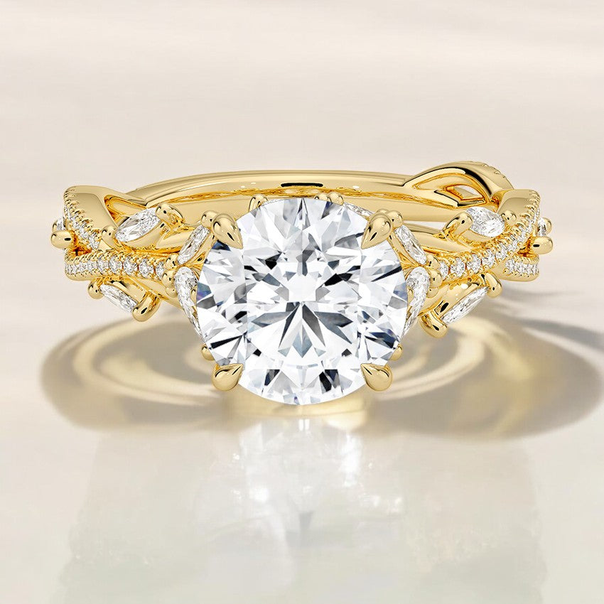 Lab Grown Diamond Engagement Ring - A Graceful Design for Every Moment