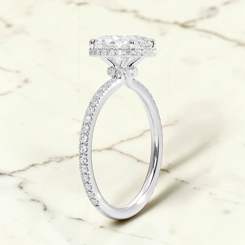 Jubilee Diamond Ring in 14K White Gold