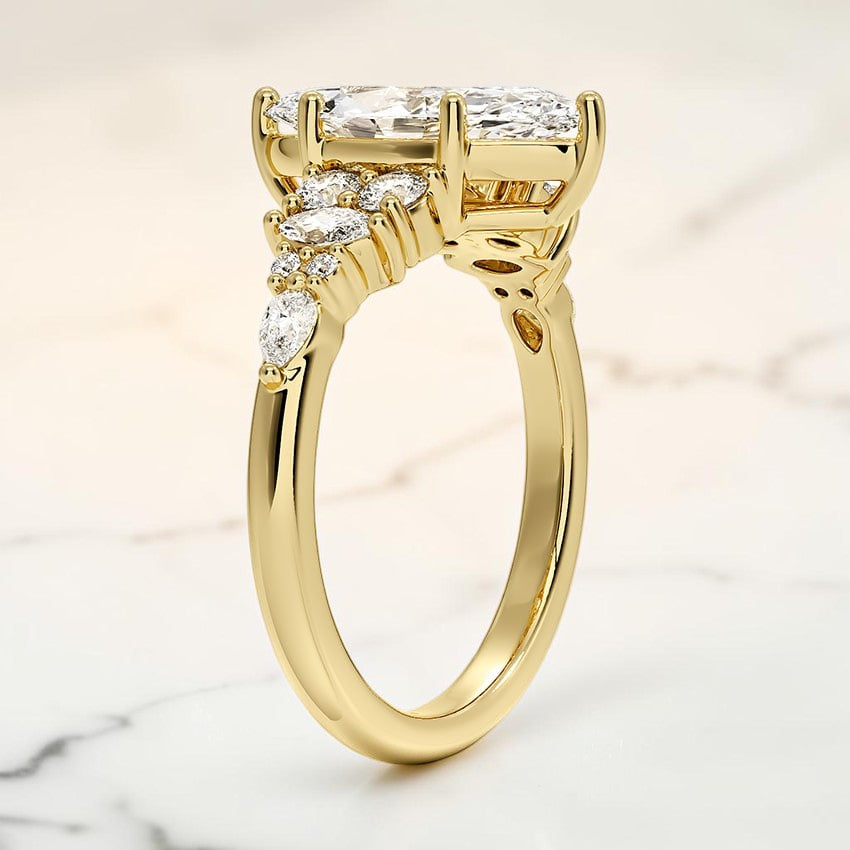 Penelope Diamond Ring in 14K Yellow Gold