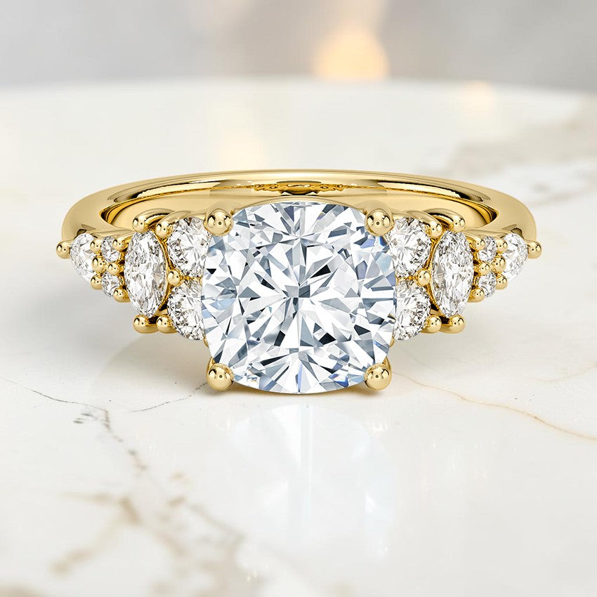 Penelope Diamond Ring in 14K Yellow Gold
