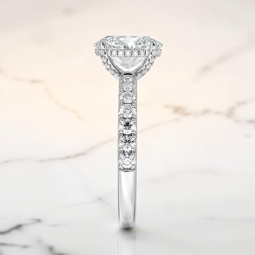 Athena Half Coverage Diamond Ring (1/2 ct. tw.) in 14K White Gold