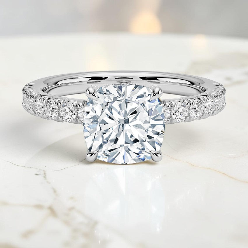Athena Half Coverage Diamond Ring (1/2 ct. tw.) in 14K White Gold