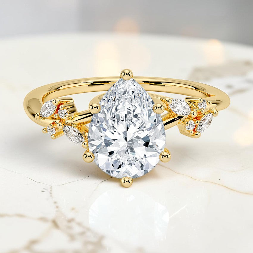 Avonlea Diamond Ring (1/6 ct. tw.) in 14K Yellow Gold