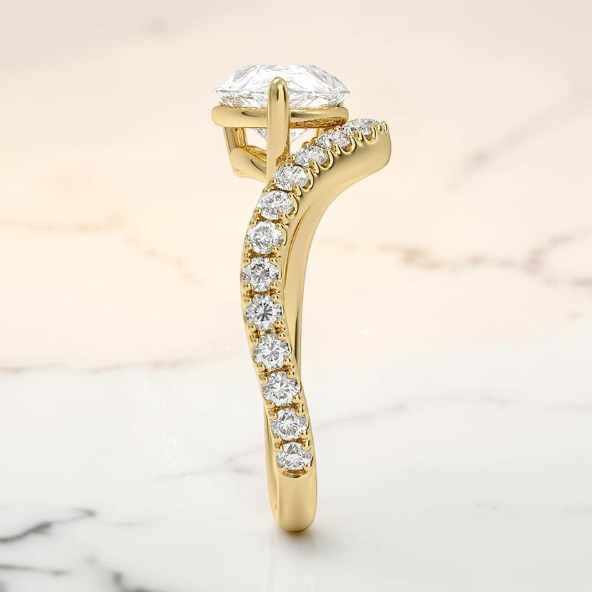 Contour Diamond Ring (1/2 ct. tw.) in 14K Yellow Gold