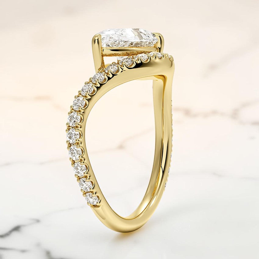 Contour Diamond Ring (1/2 ct. tw.) in 14K Yellow Gold