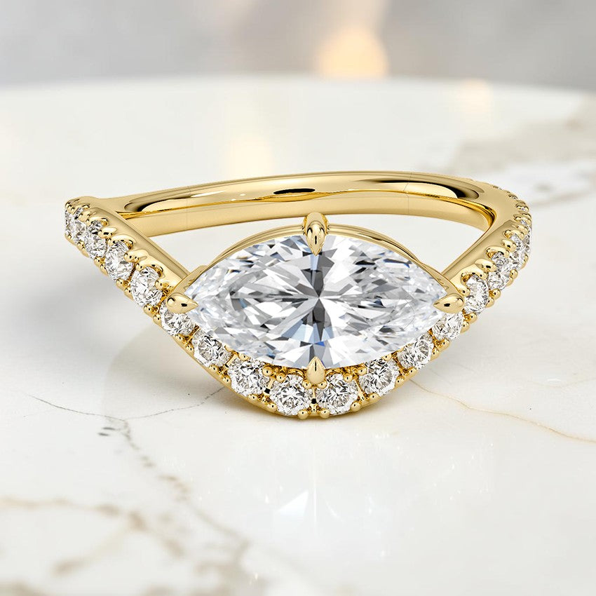 Contour Diamond Ring (1/2 ct. tw.) in 14K Yellow Gold