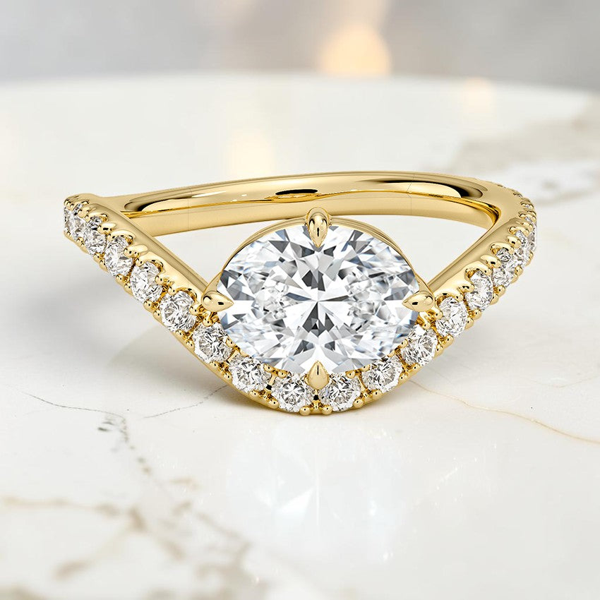 Contour Diamond Ring (1/2 ct. tw.) in 14K Yellow Gold