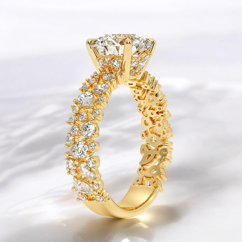 Lab Grown Diamond Engagement Ring - A Stunning Design for the Modern Bride