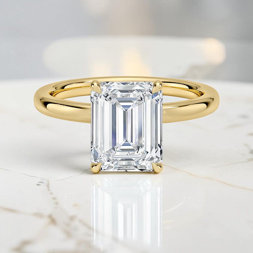 Mystique 2mm Diamond Ring in 14K Yellow Gold