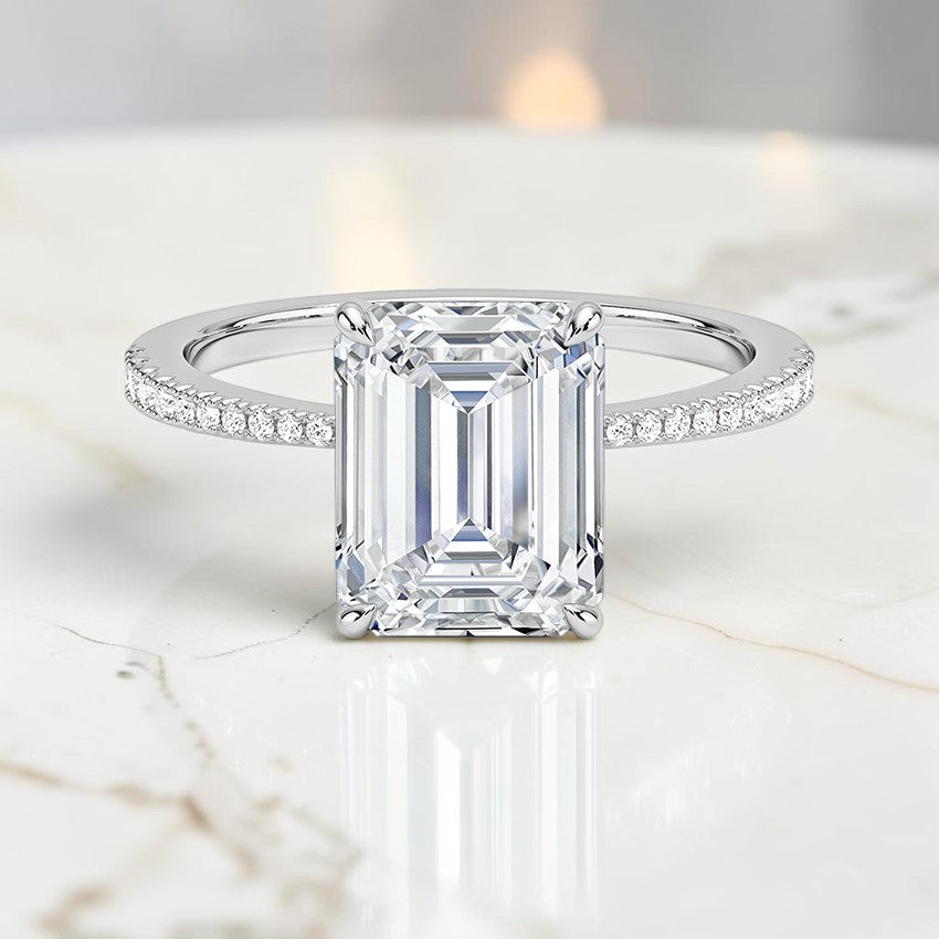 Giselle Diamond Ring in 14K White Gold