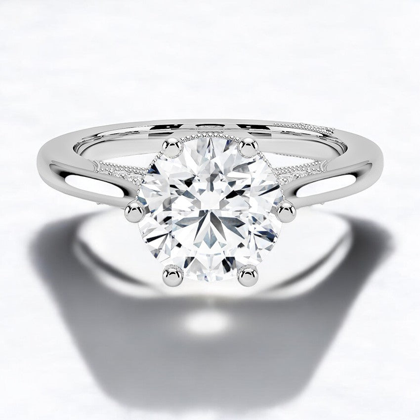 Diamond Lab Grown Diamond Engagement Ring - Where Tradition Meets Contemporary Design