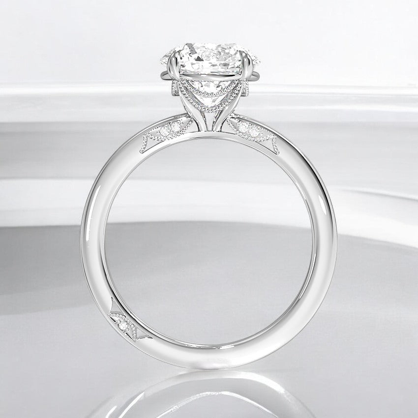 Delicate Drape Diamond Lab Grown Diamond Engagement Ring - Crafted to Perfection for Your Special Day