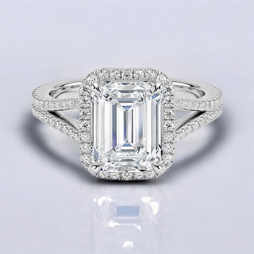 Halo Lab Grown Diamond Engagement Ring - Where Tradition Meets Innovation