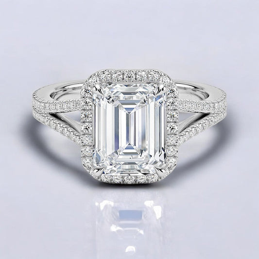 Halo Lab Grown Diamond Engagement Ring - Where Tradition Meets Innovation
