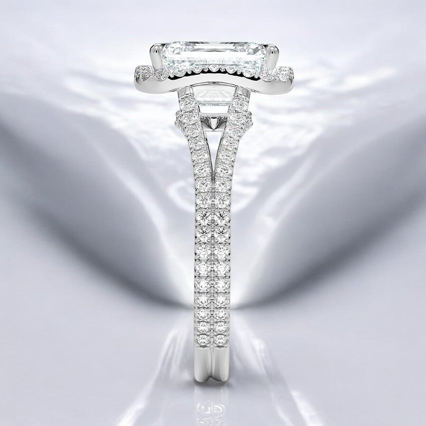 Halo Lab Grown Diamond Engagement Ring - Where Tradition Meets Innovation