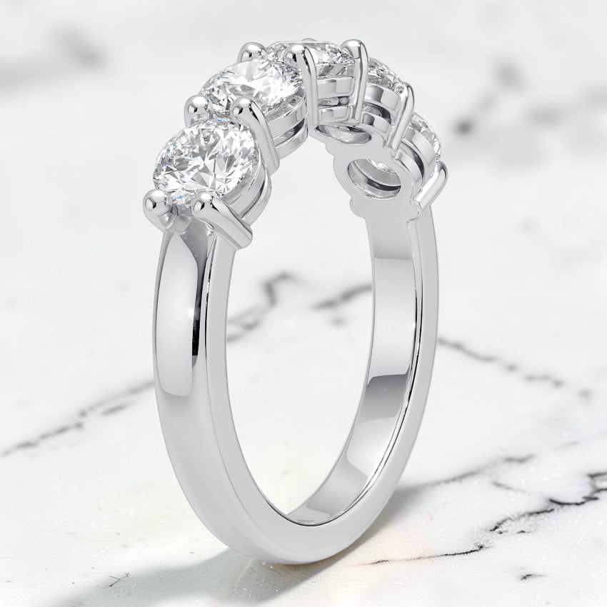Round Five Stone Lab Diamond Ring