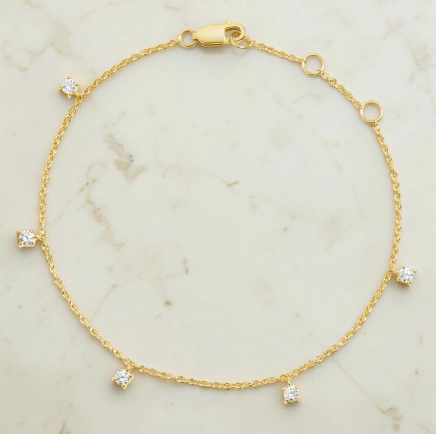 Mathilde Diamond Station Bracelet