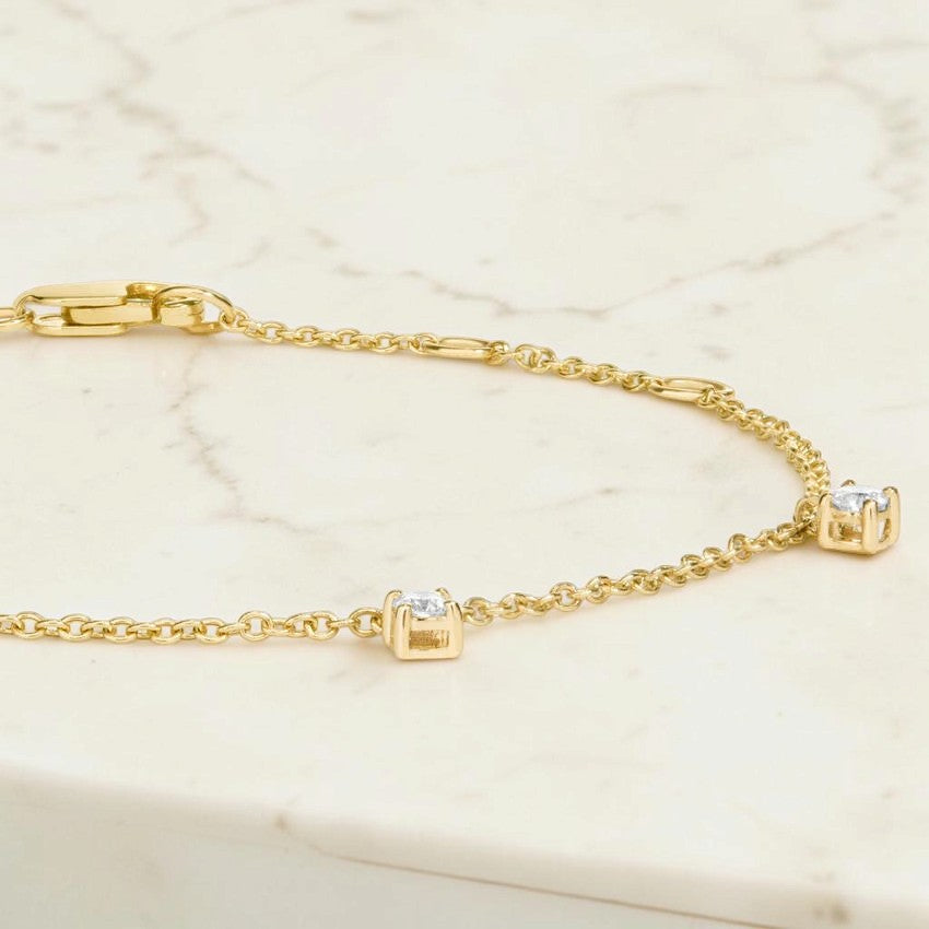 Mathilde Diamond Station Bracelet