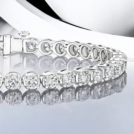 7 In. Lab Diamond Tennis Bracelet
