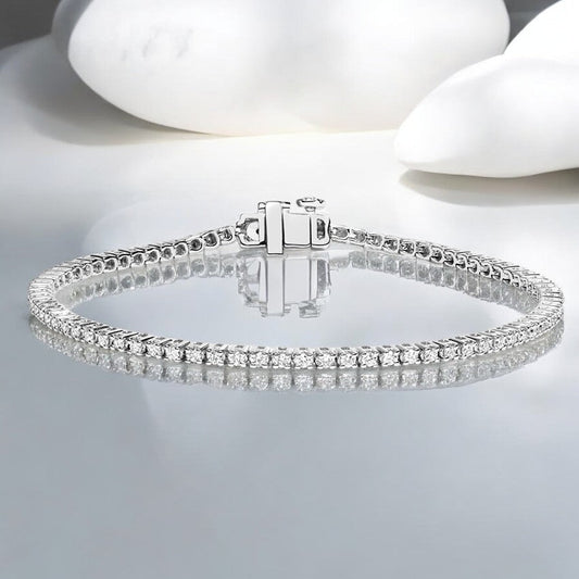 7 In. Perfect Tennis Lab Diamond Bracelet
